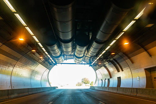 Freeway tunnel near Byron Bay, NSW, Australia