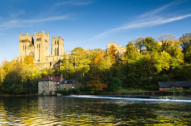 istock Durham Cathedral above River Wear 158047928