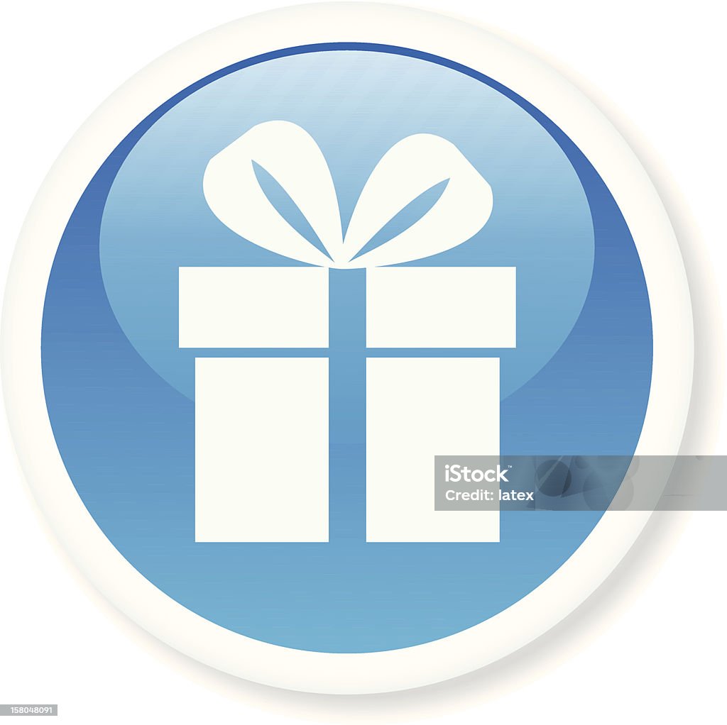 Geschenk-Symbol - Lizenzfrei Biegung Vektorgrafik