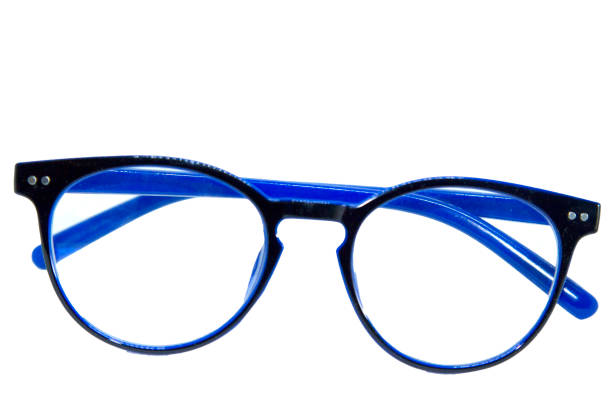 istock Presbyopia glasses are glasses for aging, suitable for reading, watching the phone on a white background taken with flash and LED lights, making my home studio shots clear and crisp. 1580483526