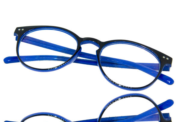 istock Presbyopia glasses are glasses for aging, suitable for reading, watching the phone on a white background taken with flash and LED lights, making my home studio shots clear and crisp. 1580483639