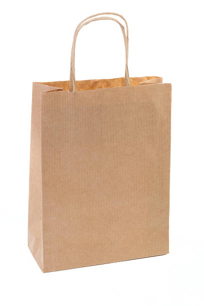 istock One simple brown paper shopping bag 158050189