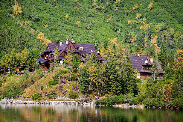istock Wooden house 158050304