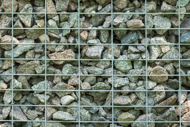 Photo of Gabion texture background