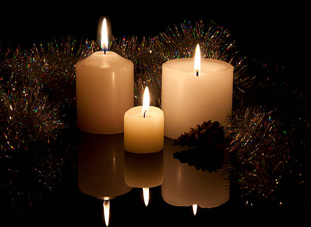 candles stock photo