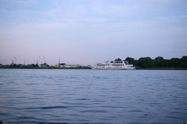 istock A river boat sails along the Don River in the evening. 1580576731