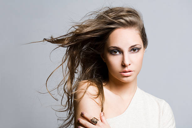 istock Gorgeous young brunette woman. 158059382
