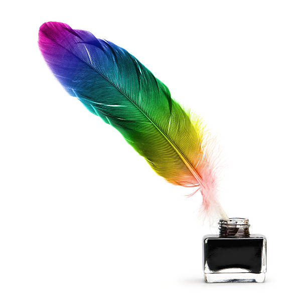A quill pen.