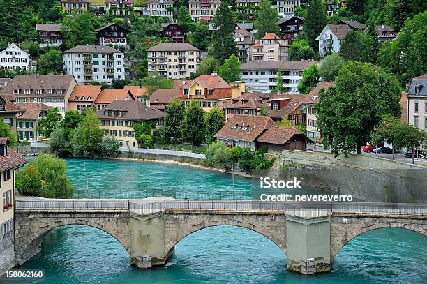 Blick Auf Die Stadt Von Bern Schweiz Stockfoto und mehr Bilder von Alt - Alt, Außenaufnahme von Gebäuden, Bauwerk