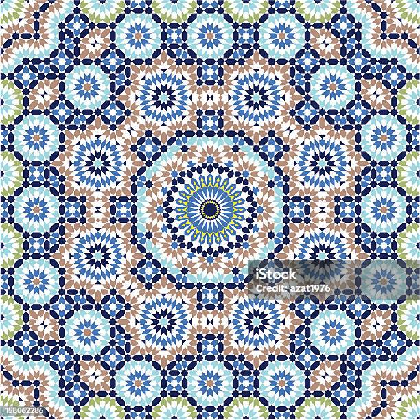 Agadir Complex Seamless Pattern Stock Illustration - Download Image Now - Seamless Pattern, Antique, Arabic Style