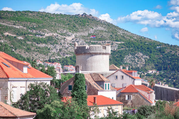 istock Medieval fortress in Dubrovnik old town 1580659464