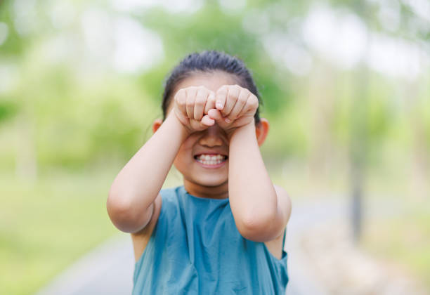 istock Naughty little girl 1580675360