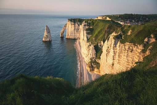 Landscape Picture Etretat in France, Normandy