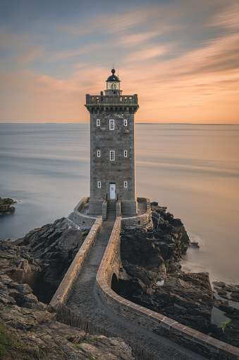 Lighthouse at the cost in France - Bretagne