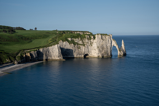 Landscape Picture Etretat in France, Normandy