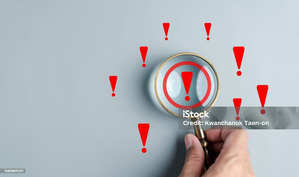 Attacker Error System Warning Error Caution Sign And Maintenance Showing Cyber Attack ...