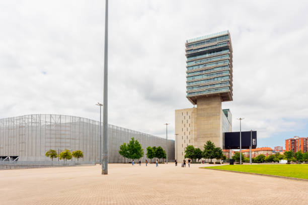 Bilbao, Spain - July 3, 2023: Bilbao Exhibition Centre (BEC) in Bilbao, Spain. The complex opened in April 2004.