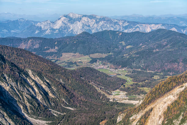 istock Ski Jump Planica in autumn from above 1580847807