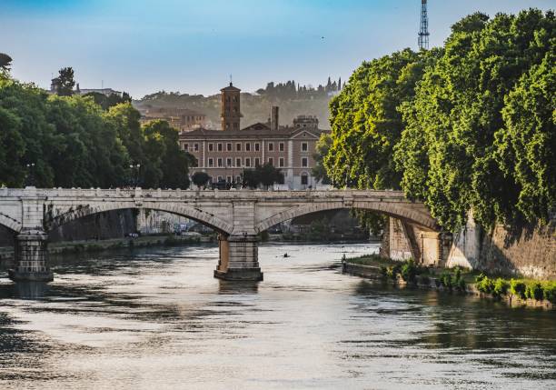 istock Bridges Over the Tiber River in Rome 1580852806