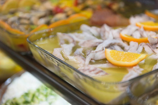 salad in a restaurant