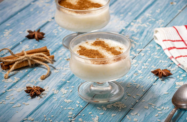 istock Rice pudding with cinnamon Traditional Greek rizogalo 1580996330