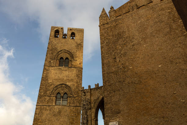 istock View of church and medieval bell tower 1581006103