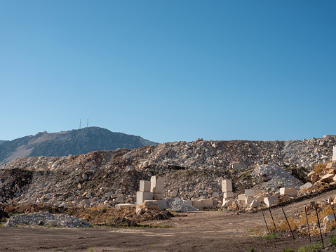 Abandoned Marble quarry in Burdur, Turkey. Taken via medium format camera.
