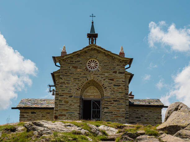 istock The small church in the mountains 1581094399