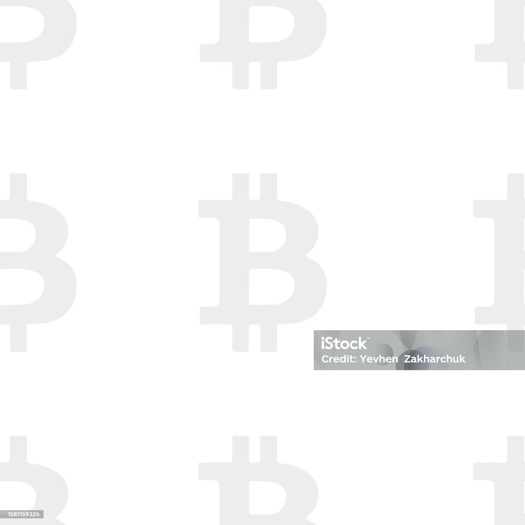 Bitcoin Background Pattern Bitcoin Seamless Pattern On Transparent Background Repetitive Vector ...