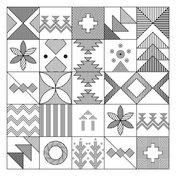 Saudi Seamless Pattern 570+ Sadu Pattern Stock Photos, Pictures & Royalty-Free Images - iStock