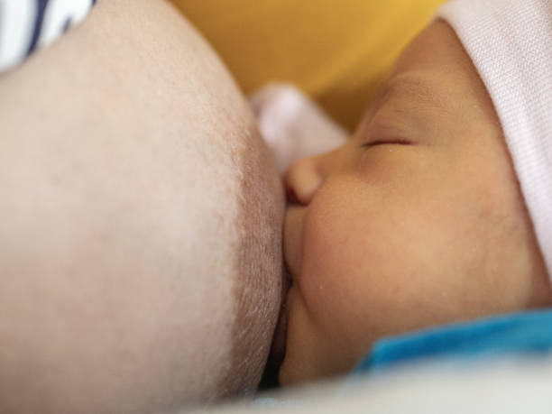 istock newborn suckling peacefully from his mother 1581251963