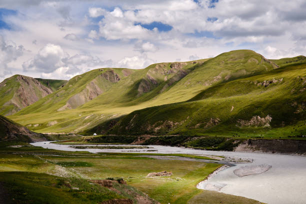 istock Saryjaz river valley in summer 1581259975