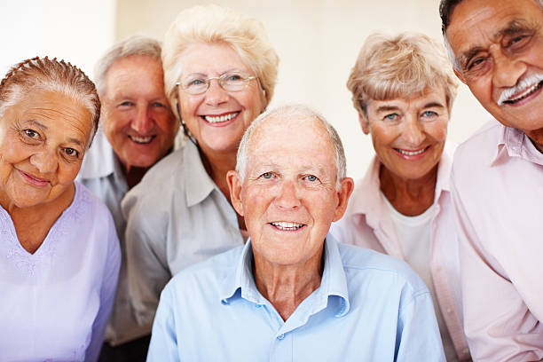 istock Group of senior people 158134456