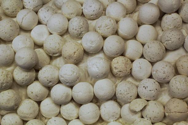 istock Aromatic bath bombs background. Beauty products for body care 1581368451