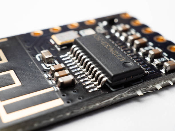 istock Close up shoot of wireless audio circuit 1581496099