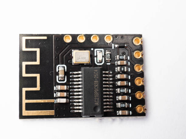 istock Close up shoot of wireless audio circuit 1581496111