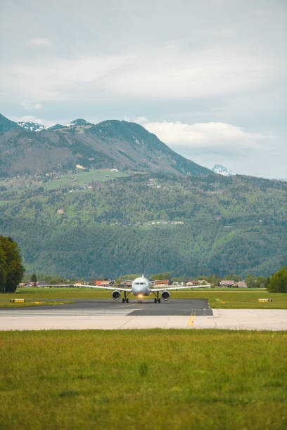 istock Commercial Airplane On A Runway 1581634482