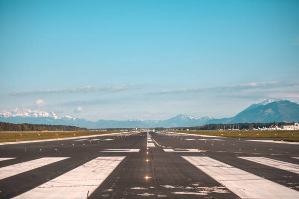 istock Airport Runway Under The Alps 1581634807