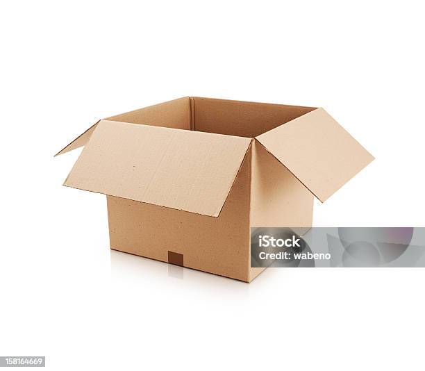 Open Box Stock Photo - Download Image Now - Box - Container, Open, Cardboard Box