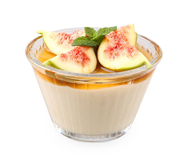 honey mousse with fig