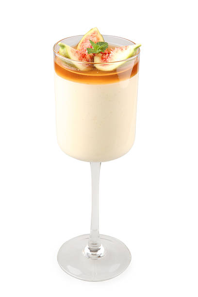 honey mousse with fig