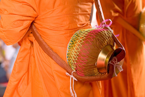 Ceremony of buddhist ordination,Thailand