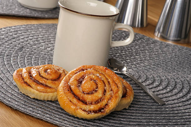 istock Swedish cinnamon rolls or kanelbullar 158168465