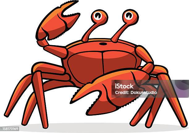 Crabe De Praia Praia Caranguejo - Arte vetorial de stock e mais imagens de Caranguejo - Malacostráceo - Caranguejo - Malacostráceo, Caranguejo - Marisco, Navalheira felpuda