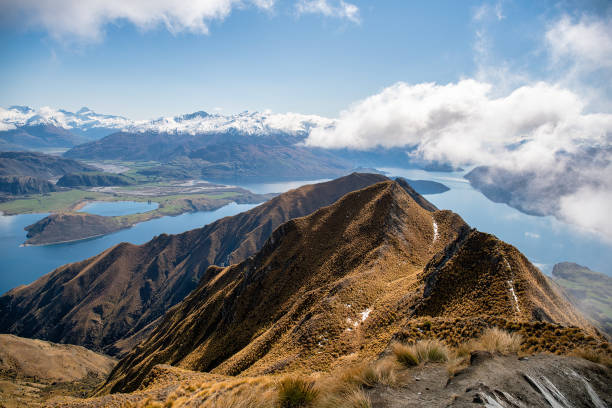 istock Walking Roys Peak track near Glendhu Bay 1581721932