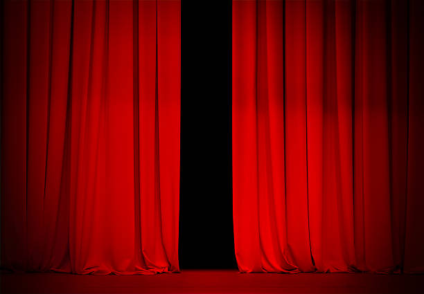 istock red curtain on theater or cinema stage slightly open 158173636