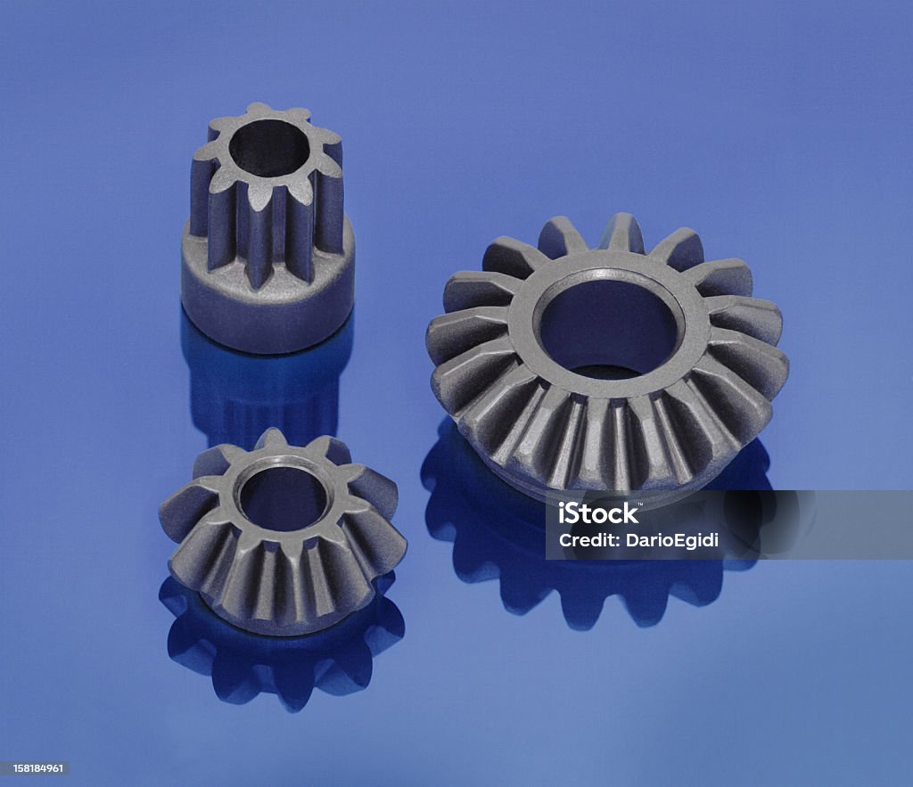 Ingranaggio motore - Foto stock royalty-free di Blu