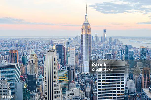 New York City In Der Abenddämmerung Mit Empire State Building Stockfoto und mehr Bilder von Big Apple-Tanz