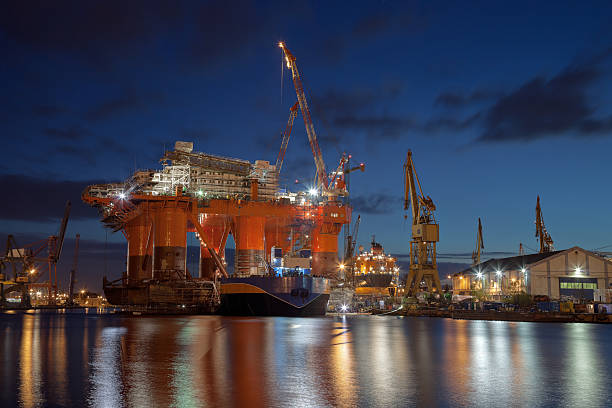 istock Oil rig in the yards 158186527