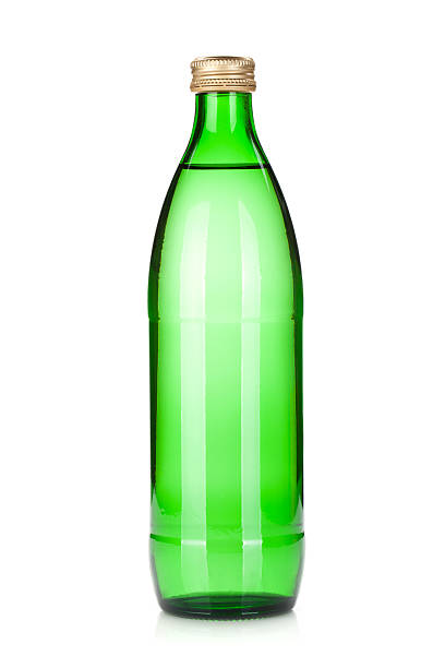 istock Glass bottle of sparkling water 158191240